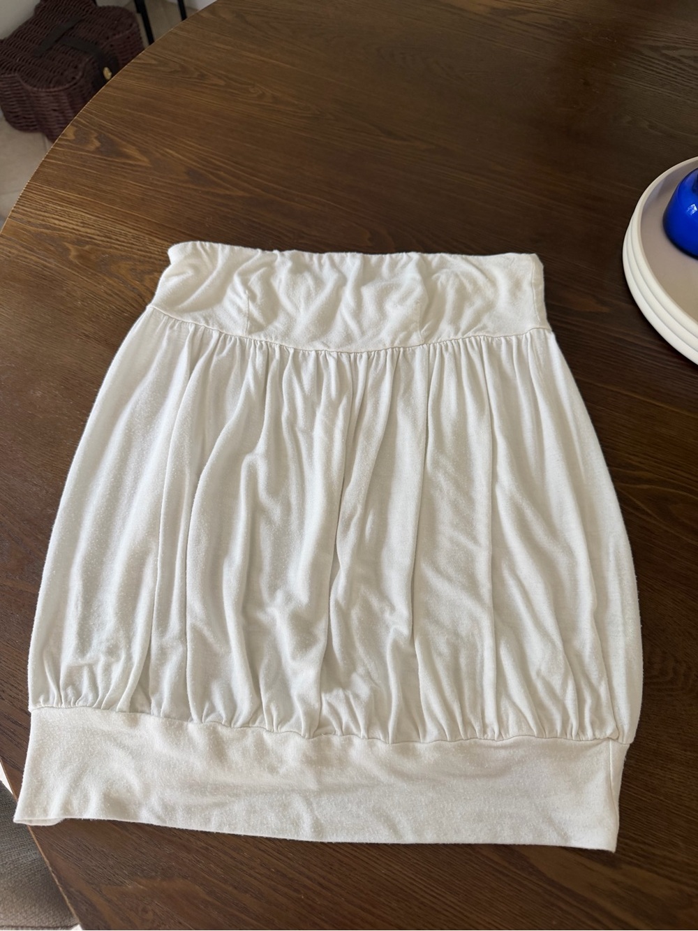 White Women's Bubble Top